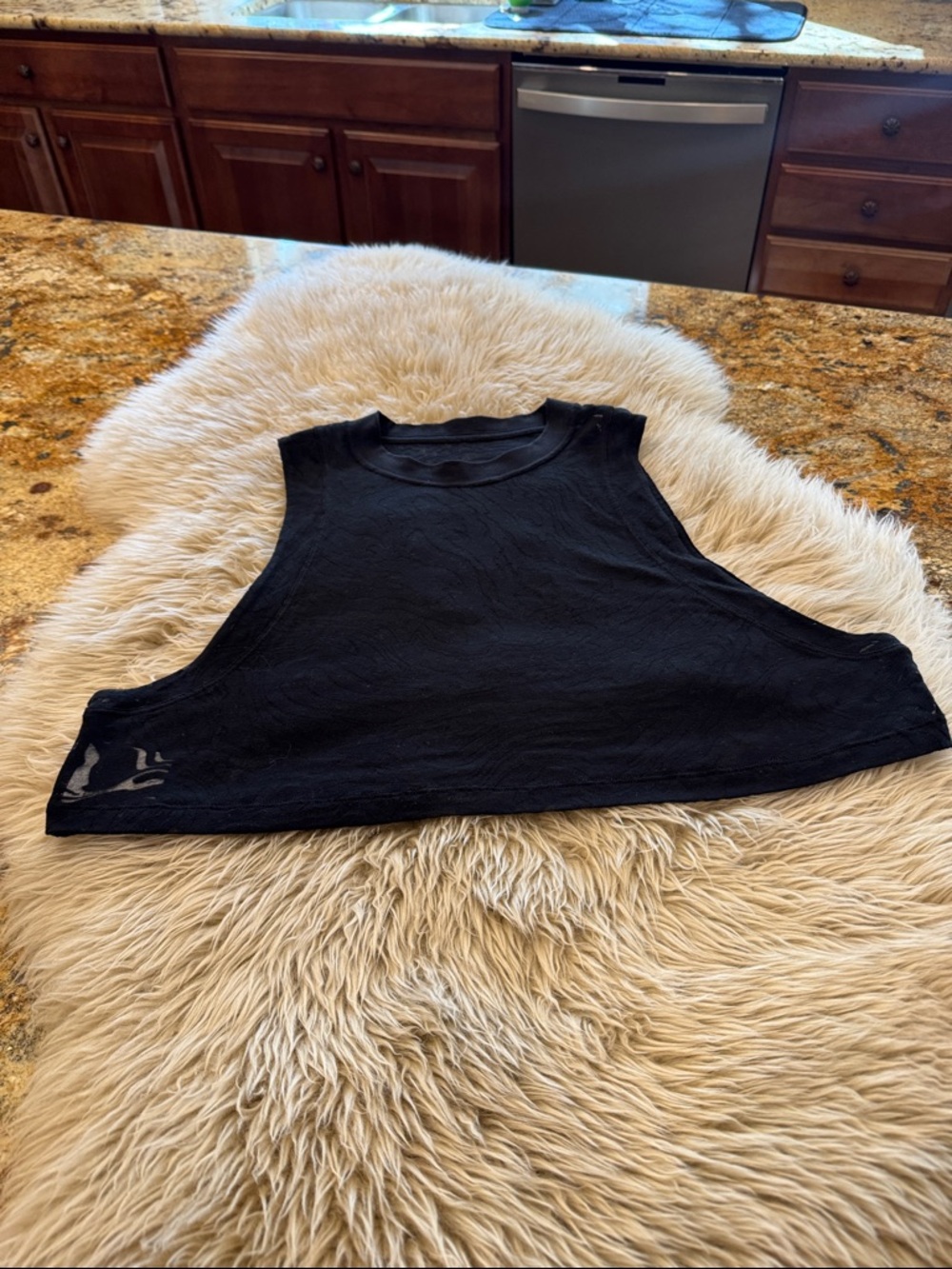 Lululemon All Yours Crop tank veil
